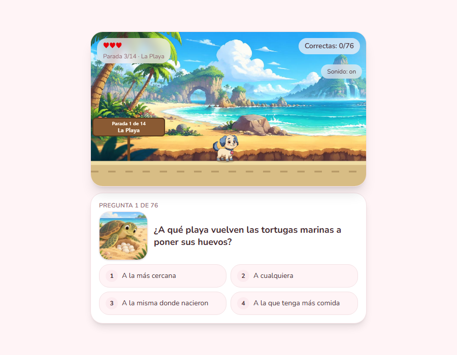 Captura de Trivia de YNDI: El Gran Recorrido